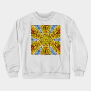 square format design inspired by nature in floral fantasy Crewneck Sweatshirt